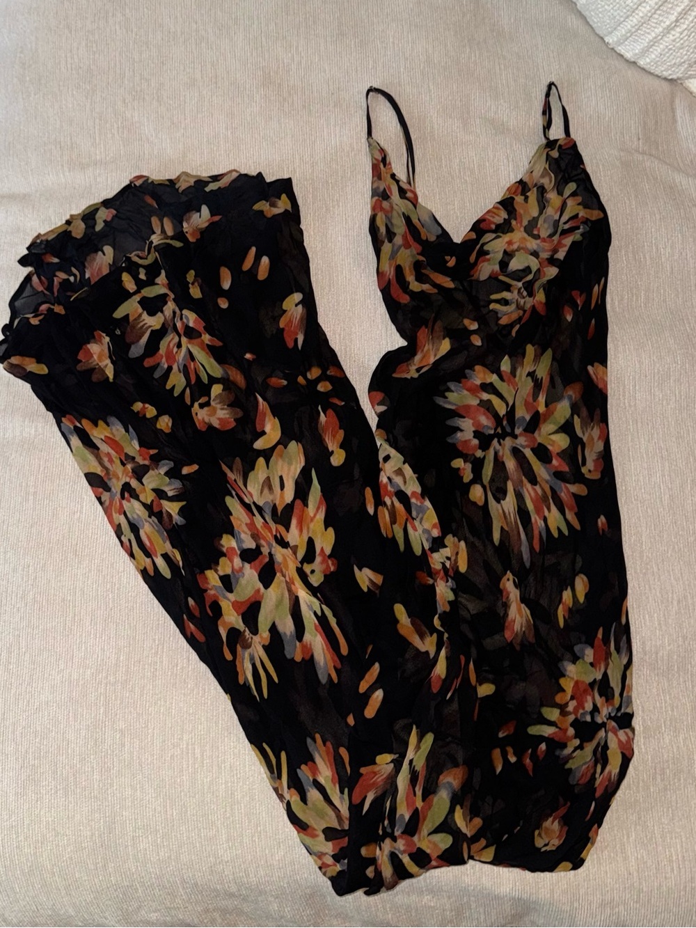 Rat & Boa Catarina Dress Long Maxi Gown Black Floral XS - Picture 14 of 17